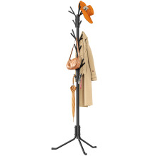 HOMIDEC Coat Stand With 21 Hooks 182 cm Antler Hook Coat Rack Free Standing 3 Tier Coat Tree Metal Clothes Hats Stand For Entryway/Hallway/Bedroom/Of