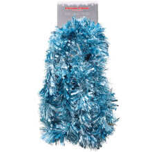 Christmas Concepts 4m Metre Chunky/Fine Christmas Tinsel - Christmas Decoration Tinsel (ICE BLUE)