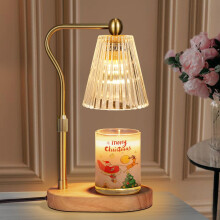 seenlast Candle Warmer Lamp, Electric Candle Light Warmer with Timer Dimmer Adjustable Height, Candle Wax Warmer Lamp for Christmas, Birthday, Coaste