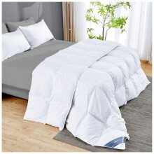 13.5 Tog Duck Feather & Down Duvet Anti Dustmite and Down Proof Cover White Duck Feather Duvet for All Year Round Premium Soft Warm & Cosy Quilt Idea