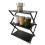 Camping Storage Rack 3Tier Folding Organizer Lightweight Portable Camping Table for Outdoor Use 1