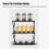 Camping Storage Rack 3Tier Folding Organizer Lightweight Portable Camping Table for Outdoor Use 4