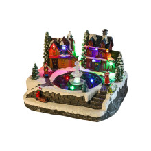Unterhaltsame Weihnachtsvorstellung mit automatisch wirbelnden-B