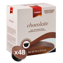 (48 Pods) Hot Chocolate - Dolce Gusto Compatible Coffee Machine Pods by Torrie Capsules
