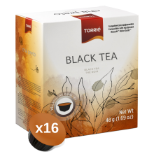 (16 Pods) Black Tea - Dolce Gusto Compatible Coffee Machine Pods by Torrie Capsules