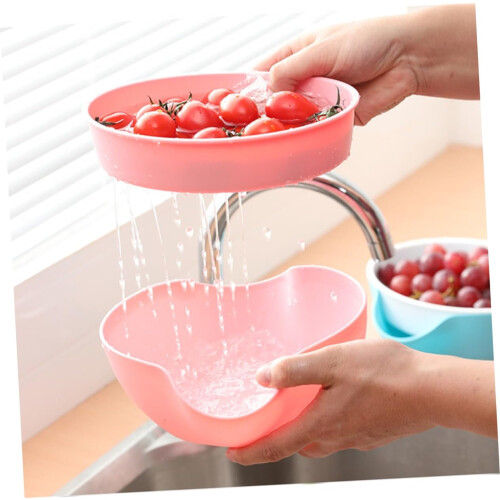 Double Layer Snack Serving Bowl with Shell Holder for Nuts Olives Cherries 2 in 1 Design 1