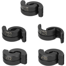 ONB7-5 Pieces Jaws V Contour, V12/15/18/22/28 mm Contour for Crimping Pliers Copper Pipe