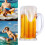 Inflatable Pool Float for Adults with EyeCatching Curve Design and Comfortable Floating Pool Bed Ref: 4195 4