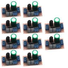 ONB7-10PCS Einstellbare 2-Wege-Frequenzweiche für HiFi-Lautsprecher (Hoch- und Tieftonbereich) für Auto-Hochtöner/Audioteiler (DIY)