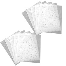 ONB7-10 Sheet Iron on Rhinestone Sheets, Crystal Transfers Glitter Hotfix Rhinestone, Flat Round Rhinestones