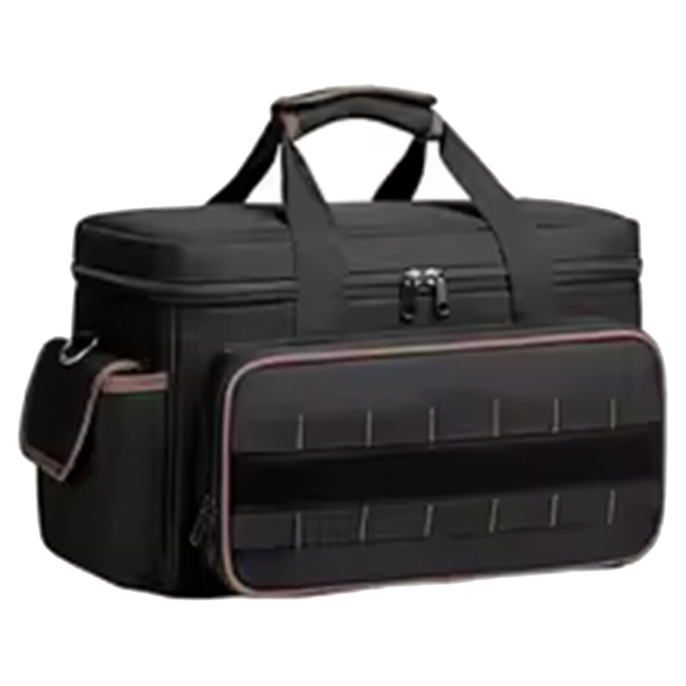 Onb7-Wide-Mouth Tote Bag, Electrician's Tool Adjustable Shoulder Strap, Large Bag Organizer. 4853765197661