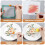 ONB7-20 Pack Decoupage Tool,Silicone Table Mat,Foam Brushes, Brushes,Water Pens,Glue Container Bowl, Bottle 5