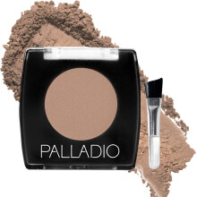 Palladio Brow Powder for Eyebrows, Soft and Natural Eyebrow Powder with Jojoba Oil & Shea Butter, Helps Enhance & Define Brows, Compact Size for Purse