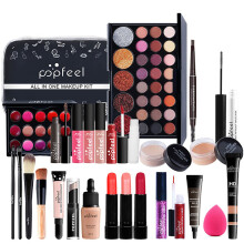 Professional Makeup Set,MKNZOME 28Pcs Make Up Set With Make-up Bag Portable Travel Makeup Kit Birthday Xmas Makeup Gift Set Eyeshadow Palette
