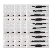 ATOMUS 50pcs Tattoo Tips Kit Grip 16mm Disposable Tattoo Needles and Silicone Tubes Grip Kit 3RL 5RL 7RL 9RL RS Professional Permanent Makeup Beauty