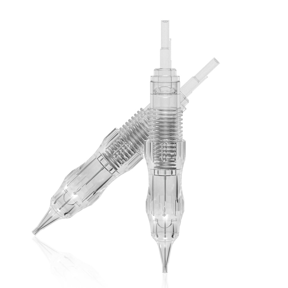 Tatelf Tattoo Cartridge Needles - 10Pcs Screw Needles 3Rl For Permanent Makeup Machine Tattoo Eyebrow Eyeliner Lip Contour