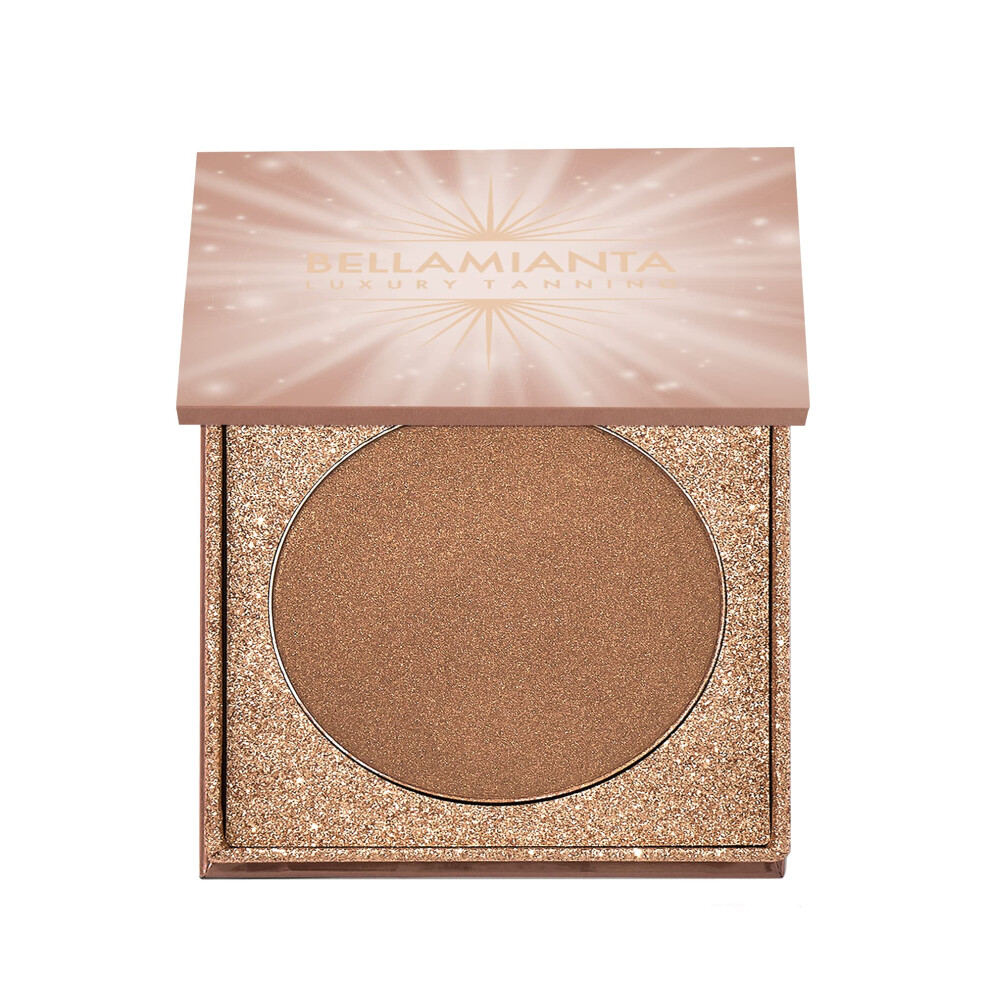 Bellamianta Illuminating Bronzing Powder For Face & Body - Bronzer Powder For A Sunkissed Skin Glow - Lightweight Formula With Ultra-Fine Pigments