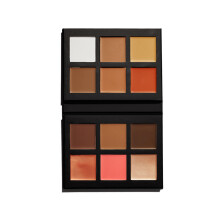BEAUTY BAY Mini Make Face Multi-Use Complexion Palette (Tan - Deep), Cream and Powder Formula, Eyes Lips Face, Travel-Size, Concealing Correcting