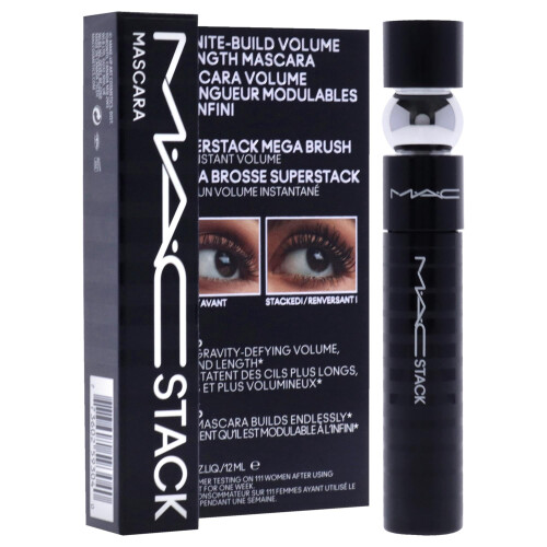 MAC MAC MAC Stack Mascara Superstack Macro Brush For Women 0.41 oz Mascara 2
