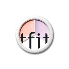 TFIT Multi-Use Pot Concealer - Triple Palette | High-Pigmented, Full Coverage & Crease-Proof | Korean Concealer for Dark Circles, Redness & Blemishes