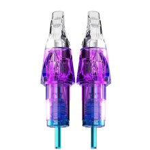 CNC Tattoo Needles Cartridge 13RM 20Pcs #12 Bugpin 0.35 mm Round Magnum M-Taper Disposable Cartridges with Membranefor Rotary Tattoo Machine Supply