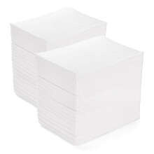 ATOMUS 125Pcs Disposable Waterproof Mat Leakproof Clean Tablecloths Underpad Beauty Salon Tattoo Protector Pad Sheet (white)