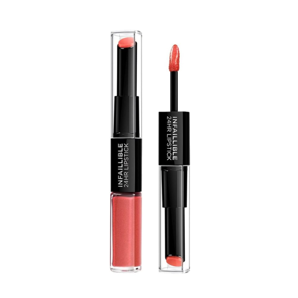 New L’oréal Paris L'oreal Paris Infallible 24 Hr 2 Step Lipstick 404 Corail Constsant, 1 Count (Pack Of 1) 3.60E+12