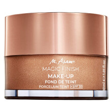 M. Asam Magic Finish Porcelain Teint Make-Up Mousse (1.01 Fl Oz) ? 4in1 Primer, Foundation, Concealer & Powder With Buildable Coverage, Hides Redness