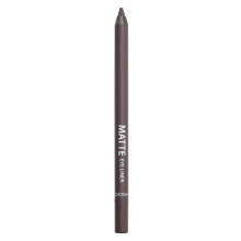 GOSH Taupe Eyeliner Matte I Waterproof Eyeliner Pencil I Soft & Creamy for Easy Application I Highly Pigmented Eye Pencil I Longlasting &