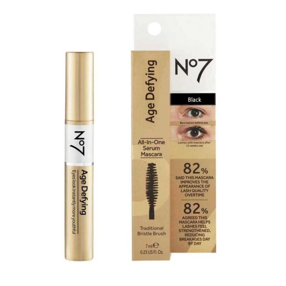 No7 Black Age Defying All-In-One Serum Mascara