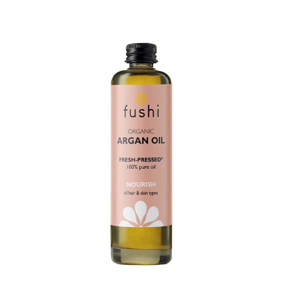 Fushi Organic Virgin Moroccan Argan Oil Pure Natural Cold Pressed High Vitamin E - 100Ml