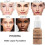 5PCS Liquid Foundation Set - Matte Liquid Full Coverage Foundation with Face Primer, Brush, Makeup Sponge Makeup Set (#102) 4