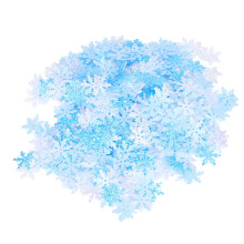 Materiais para artesanato "faça você mesmo" para enfeites de flocos de neve, artigos de decoração para festas em tecido não tecido com
