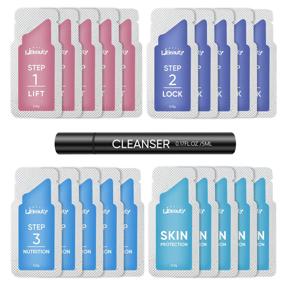 Libeauty Lash Lift, Brow Lamination, Lash Perm Kit, Eyebrow Lamination Kit, Lash Lift Kit, Long Lasting Salon Results, Lifting & Curling For