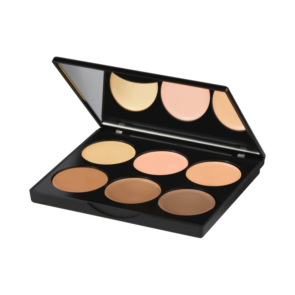 Sleek Makeup Cream Contour Kit, 6 Easily Blendable Colours For Smooth And Long Lasting Contour, Light