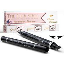 Eyeliner Stamp ? Wingliner by Lovoir Black, waterproof, smudgeproof, winged long lasting liquid eye liner pen, Vamp style wings, 2 Pens In A Pack