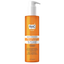 RoC Multi Correxion Revive + Glow Gel Cleanser | Face Wash with Vitamin C & Glycolic Acid | 177 ml