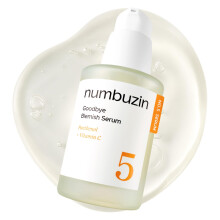 numbuzin No.5 Serum | Goodbye Blemish Serum | for Acne Scars with Vitamin C, Niacinamide, Antioxidant | Lightweight Gel, Korean Skincare for Face | 50
