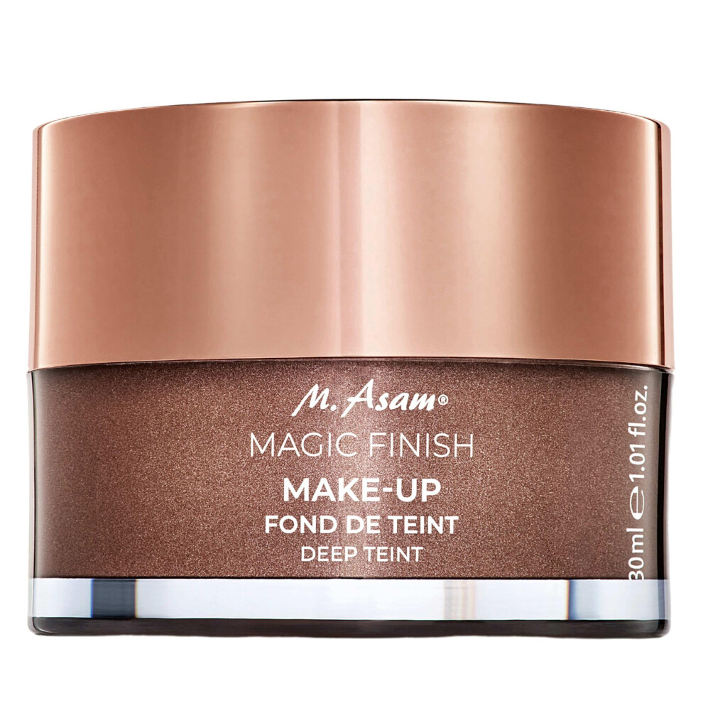 M. Asam Magic Finish Deep Teint Make-Up Mousse (1.01 Fl Oz) ? 4In1 Primer, Foundation, Concealer & Powder With Buildable Coverage, Hides Redness And