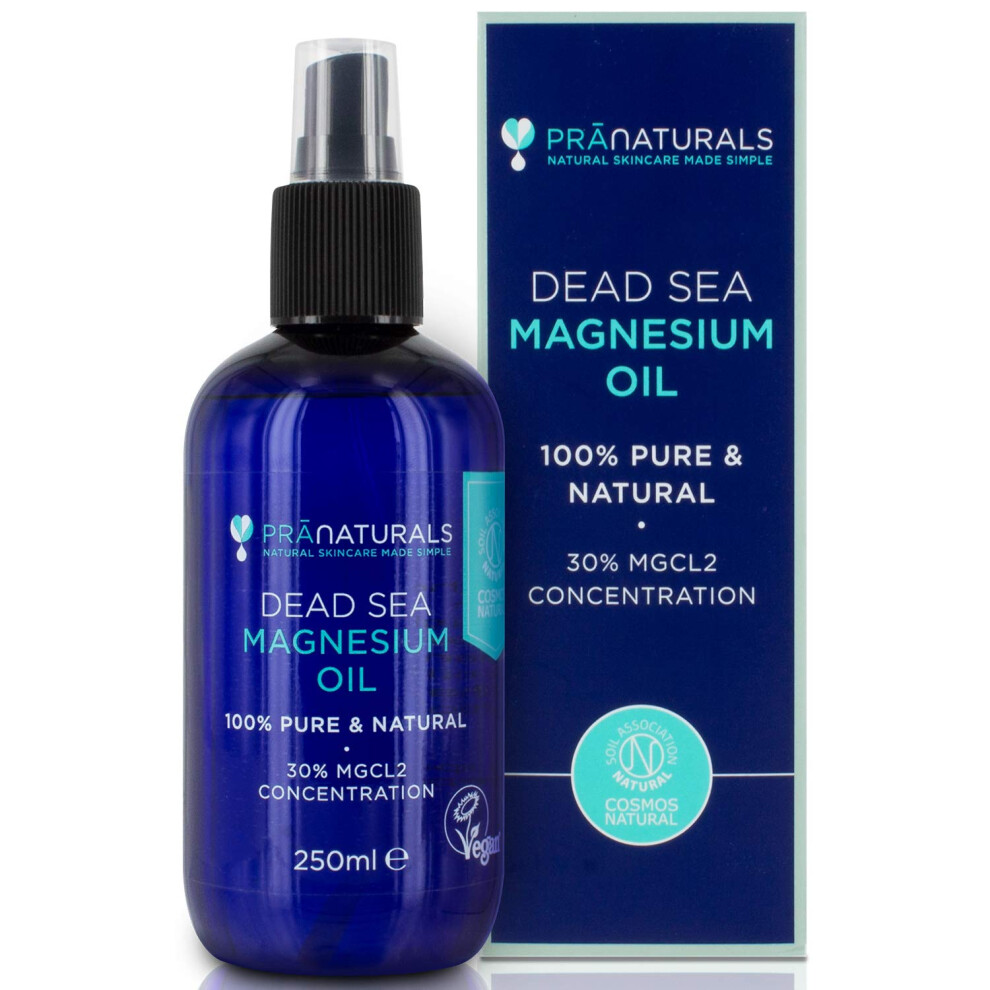 Pranaturals Pure Dead Sea Magnesium Oil Spray 250Ml, Vegan And Cruelty Free