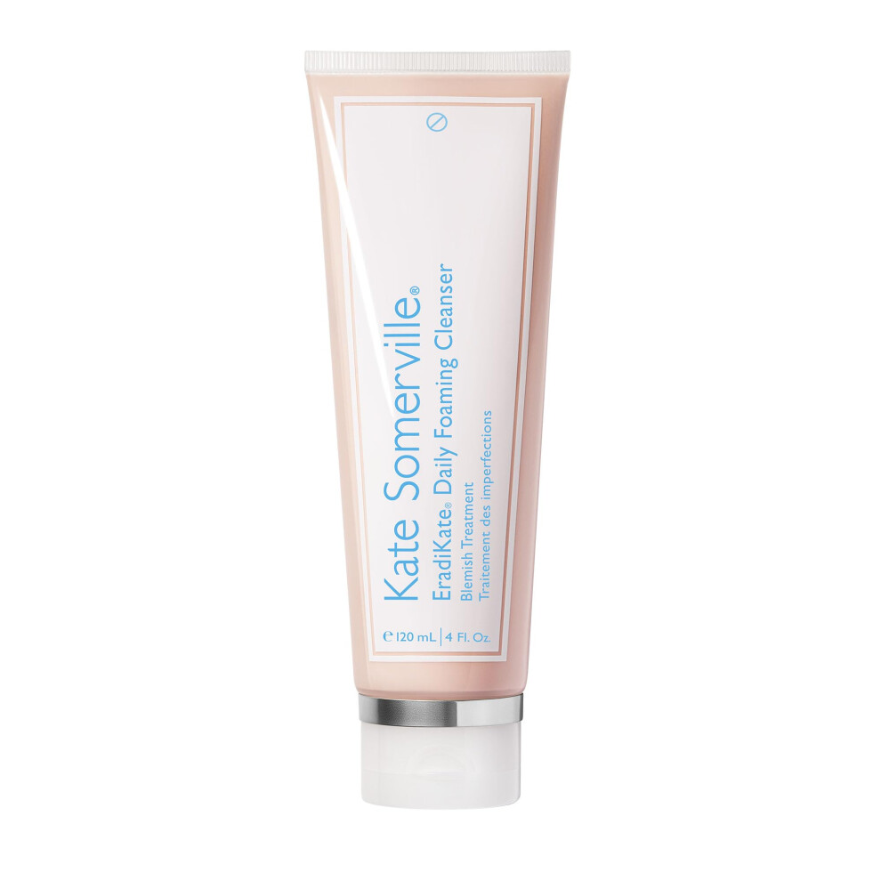 Kate Somerville Eradikate Daily Foaming Cleanser ? Blemish Treatment, Clinically Formulated Blemish Face Wash, Balances Skin And Cleans Pores, 120 Ml