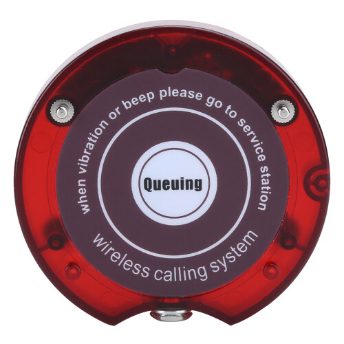 Queue Calling System Pager Adapter With Vibration Mode, Stop Beeping Feature For Churches Clinics Restaurant Call System Compatible With SU668 1