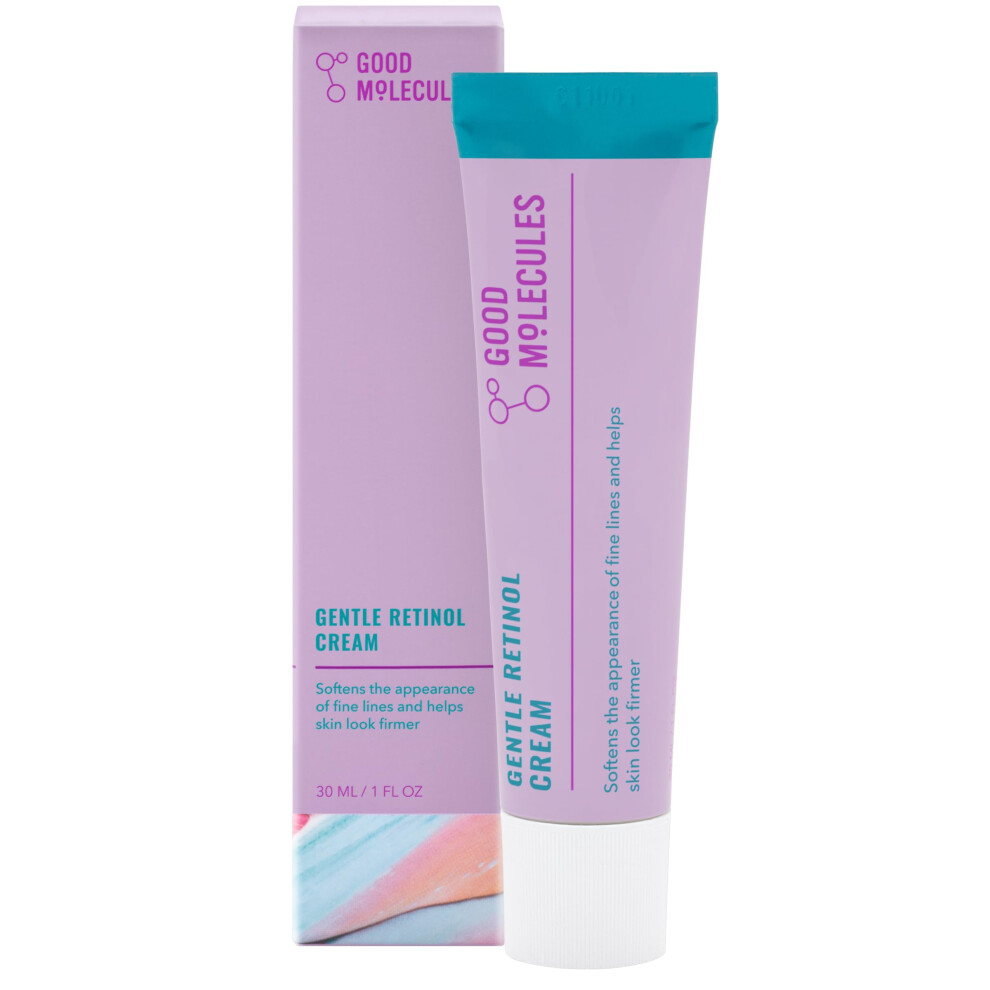Good Molecules Gentle Retinol Cream 30Ml/1Oz - Night Cream With Retinol And Bakuchiol - Anti-Aging Skincare For Face Minimize Fine Lines, Wrinkles,