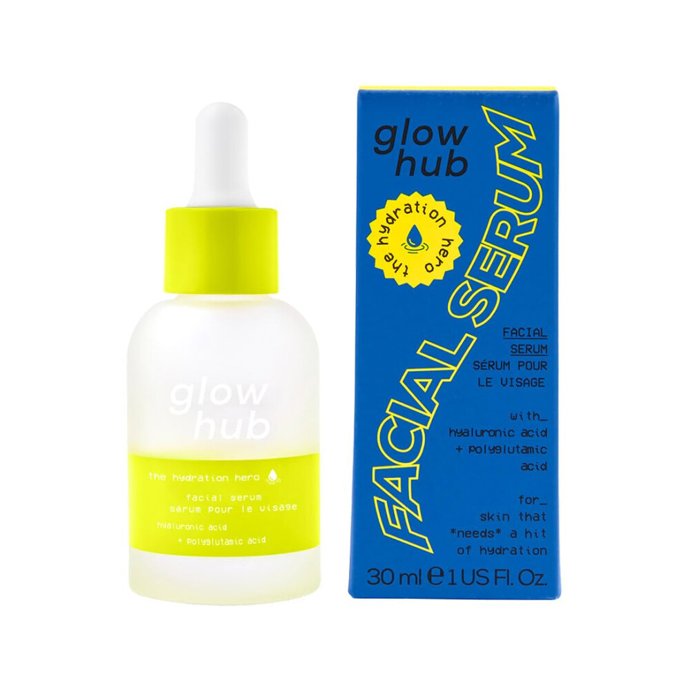 Glow Hub The Hydration Hero Facial Serum With Hyaluronic Acid And Polyglutamic Acid For All Skin Types 30Ml
