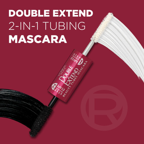 L’Oréal Paris L'Oreal Paris Double Extend Beauty Tubes Mascara, Black, 0.33 Ounces 1