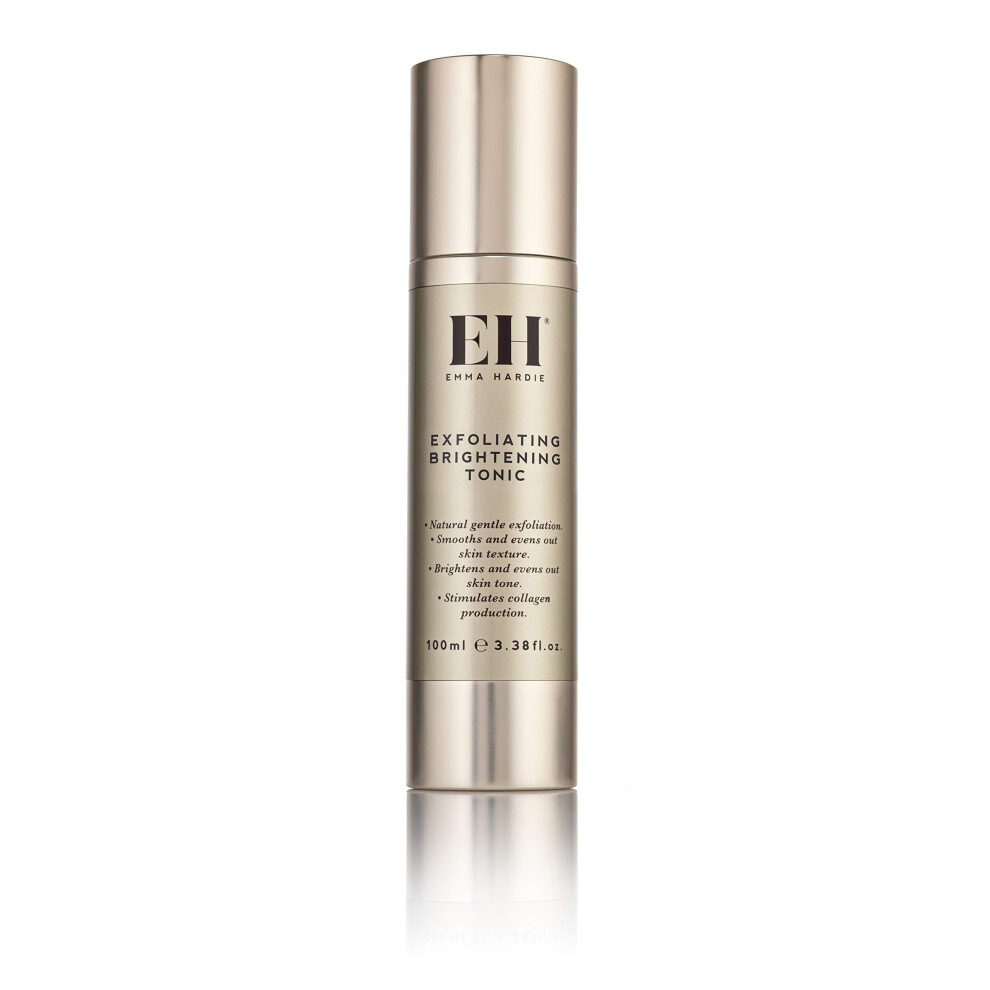 Emma Hardie 100Ml Exfoliating Brightening Tonic With Aha & Bha, Reduces Signs Of Ageing And Increases Skin Elasticity, Smooths & Revitalises Skin,