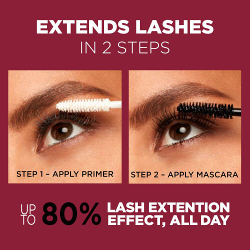 L’Oréal Paris L'Oreal Paris Double Extend Beauty Tubes Mascara, Black, 0.33 Ounces 2
