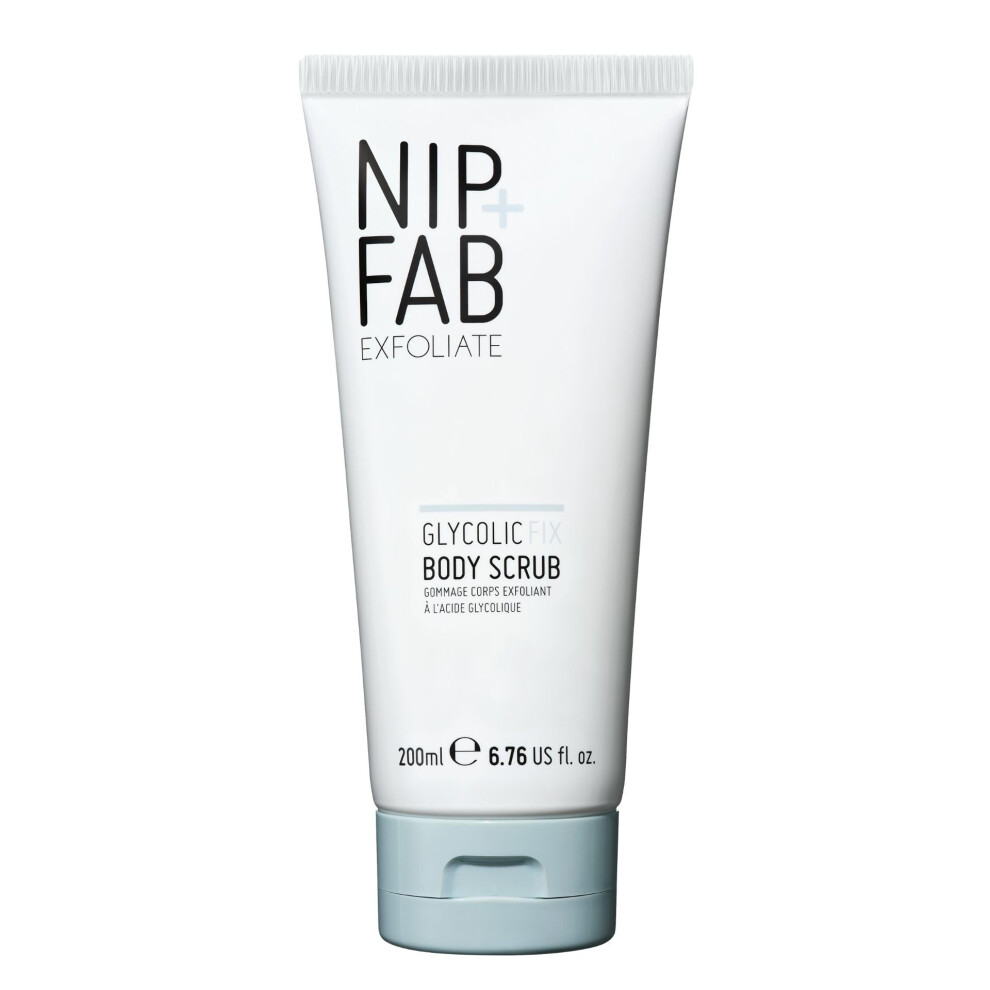 Nip+Fab Nip + Fab Glycolic Fix Body Scrub, Made In The Uk, Exfoliating Treatment With Glycolic Acid, 6.76 Oz (200 Ml), Smooths And Refines Skin, Ideal For
