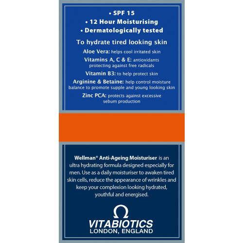 Anti-Ageing Moisturiser for Men, Wellman 2
