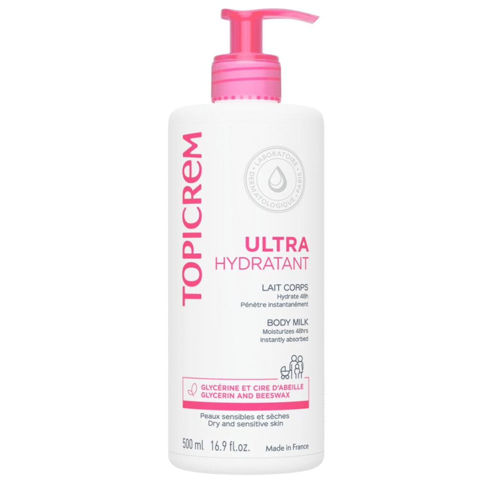 Topicrem Ultra Moisturizing Body Milk 500 Ml